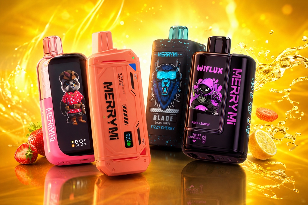 Mest populære engangs vape MerryMi i Danmark